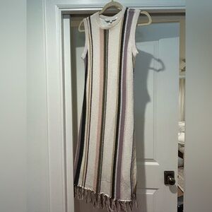 cupcakes & cashmere Multicolor Striped sweater Midi Dress